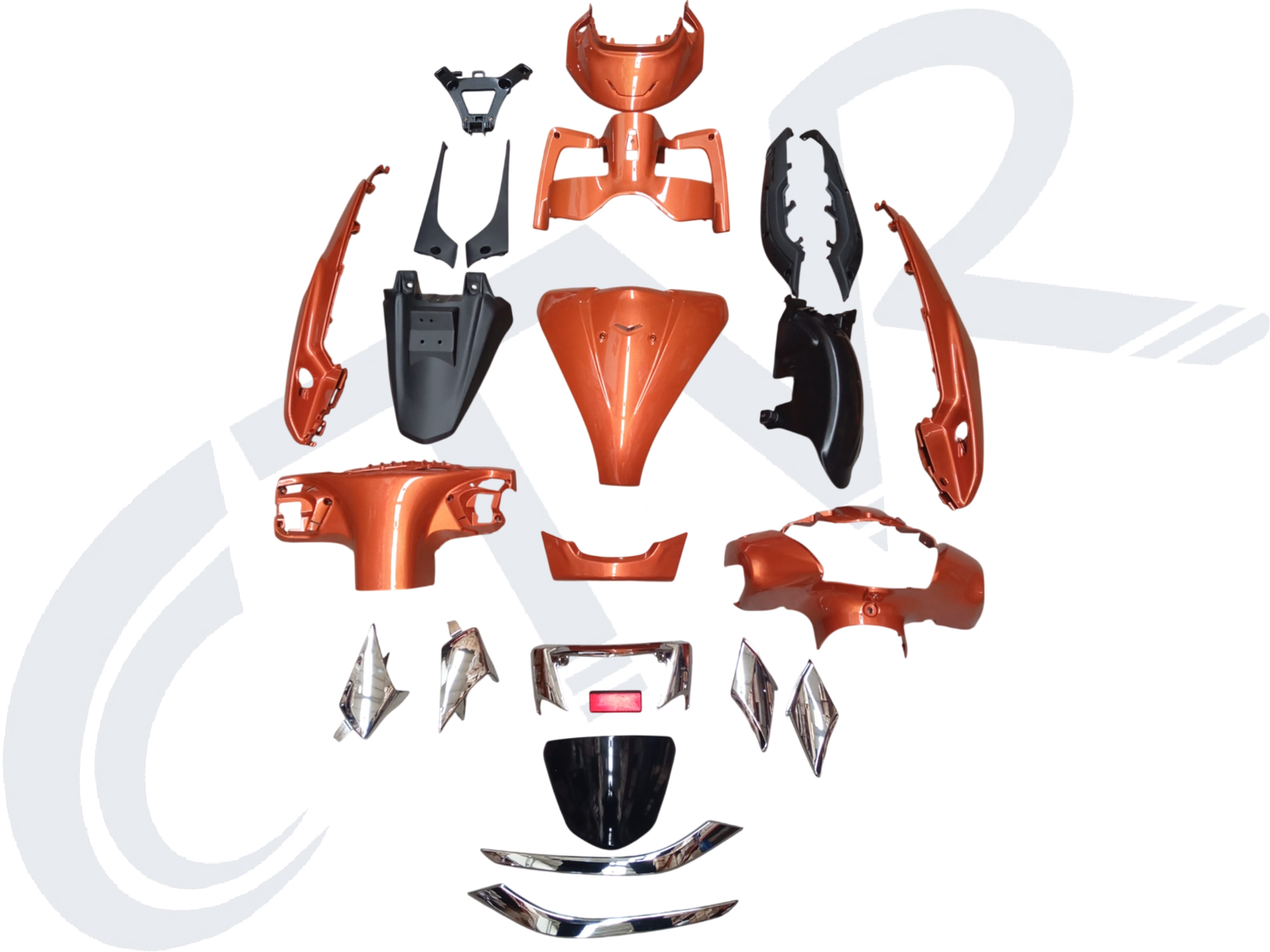 JUPITER 125 CC KAPORTA SETİ PLS PAR. ORANGE CTVR