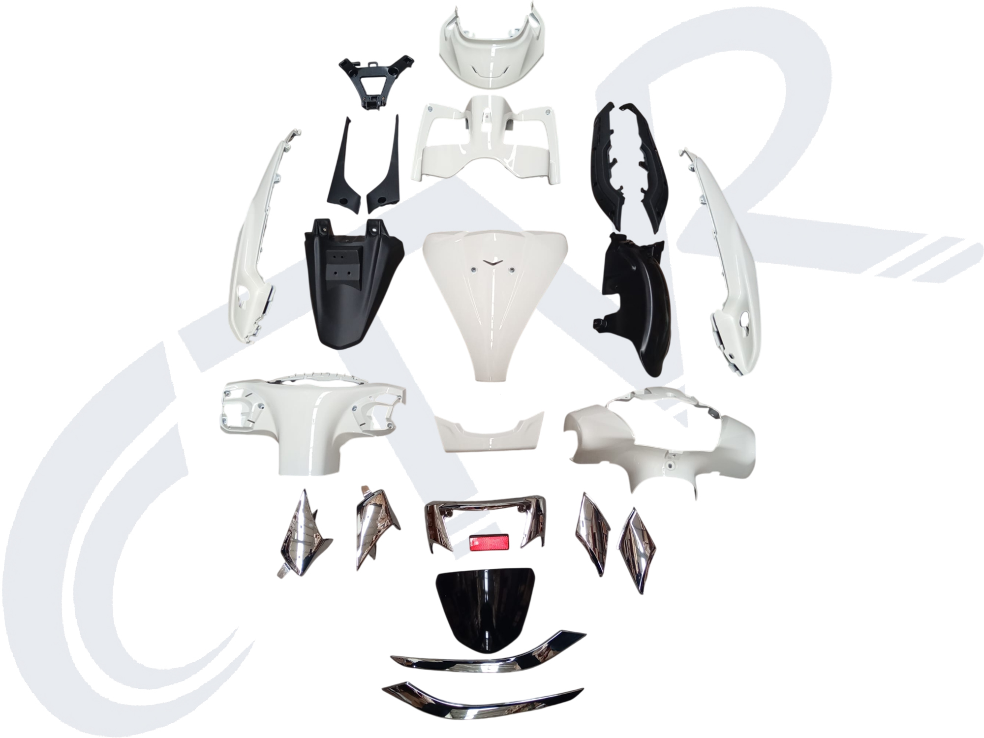JUPITER 125 CC KAPORTA SETİ BEYAZ PLS PAR. CTVR