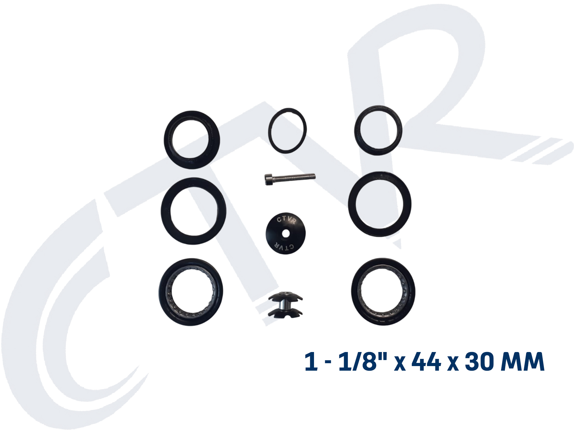 MTB FURJ YATAK SİYAH OVERSİZE 1 1/ 8"x44x30 MM