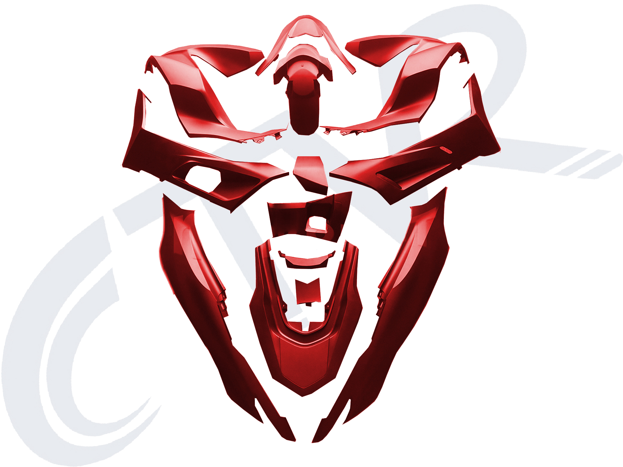 HONDA PCX KAPORTA SETİ KIRMIZI 2020 2024