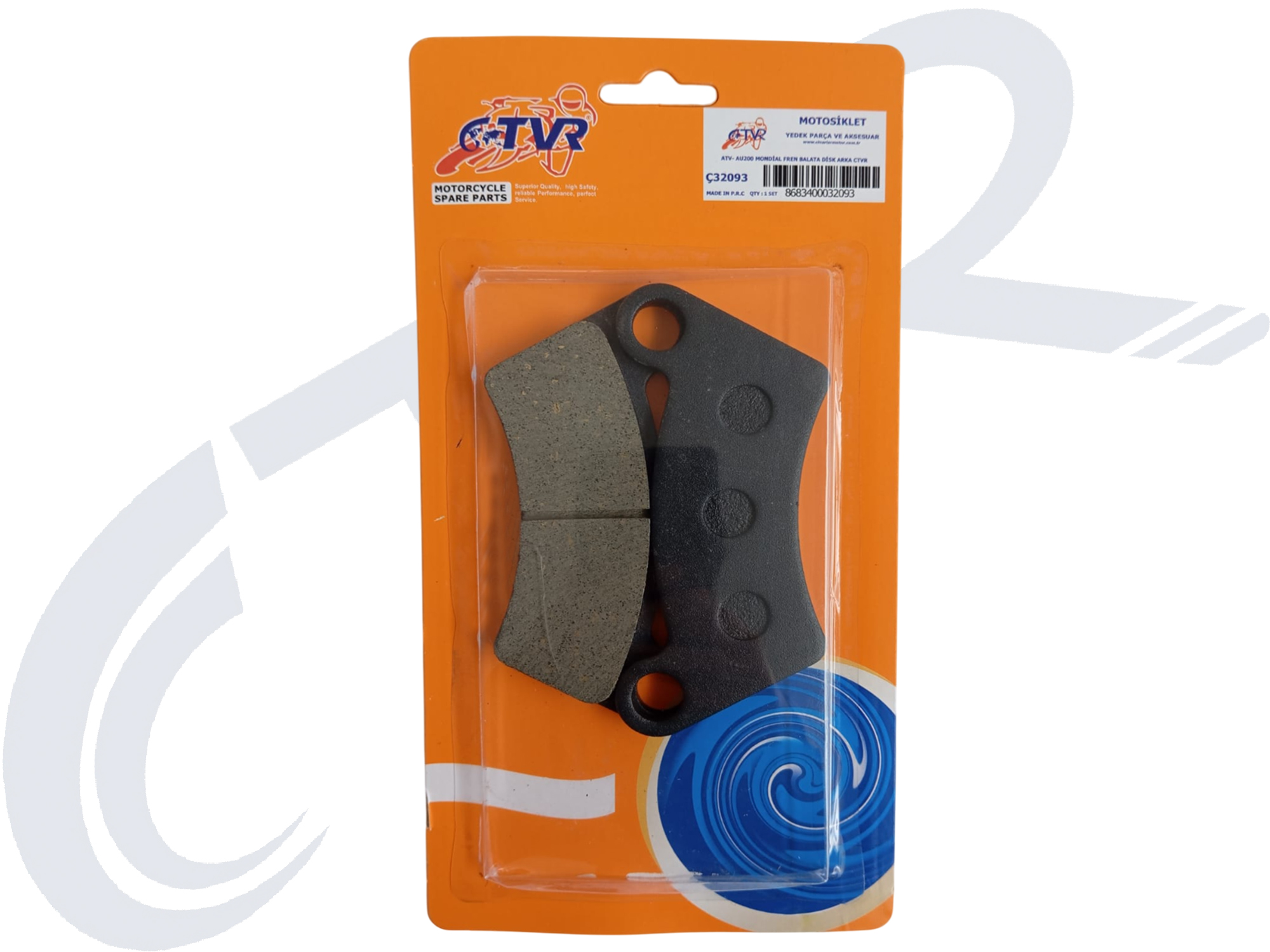 MONDİAL ATV AU200 MONDİAL FREN BALATA DİSK ARKA CTVR