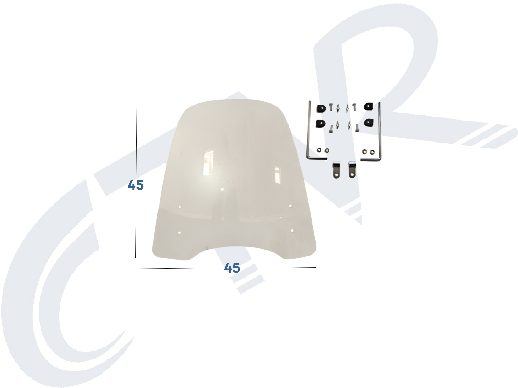 SİPERLİK CAMI KÜÇÜK BOY SİPERLİK 45 X 45