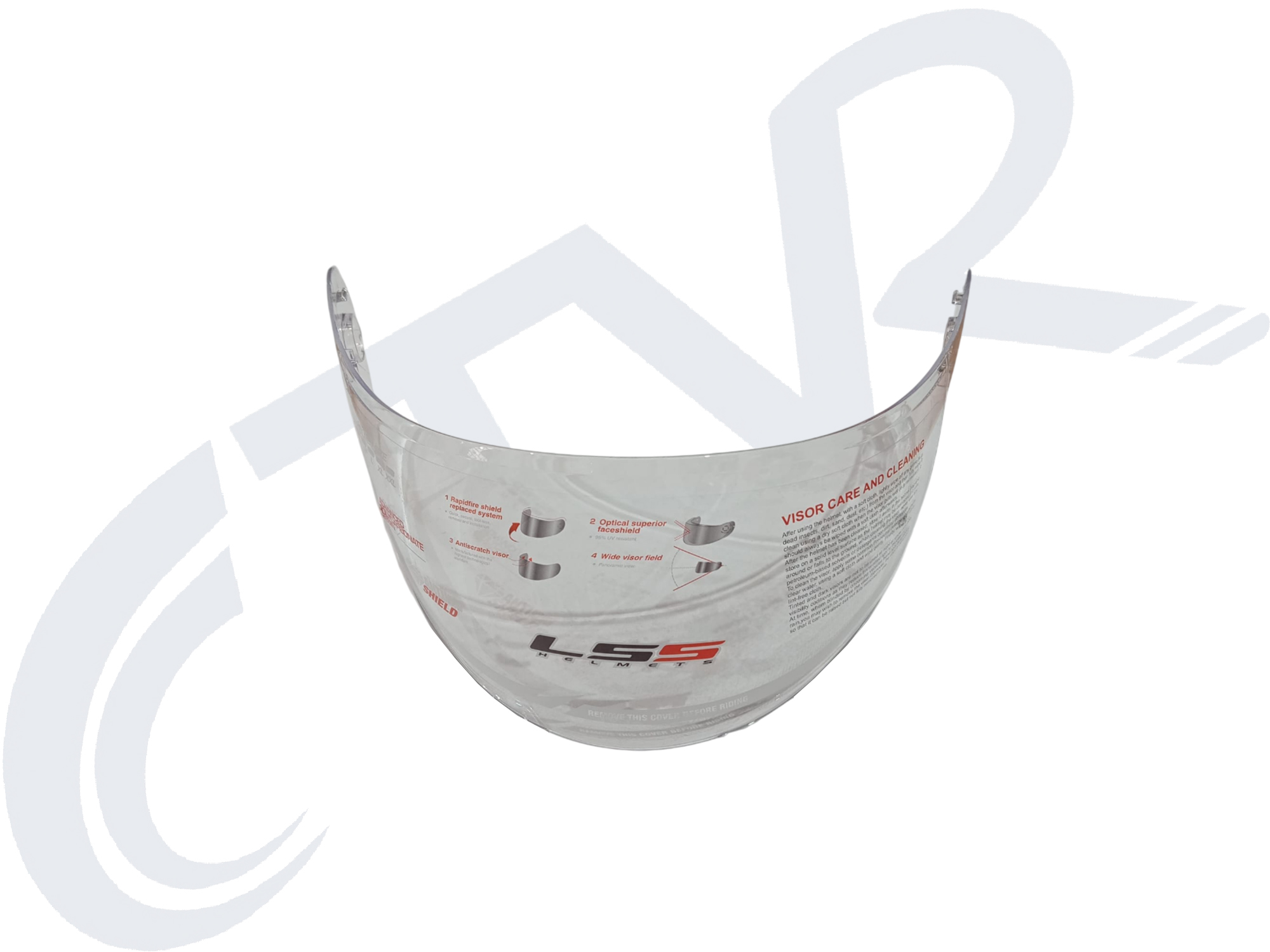 ÇENE AÇILIR KASK CAMI  VISOR 12-1