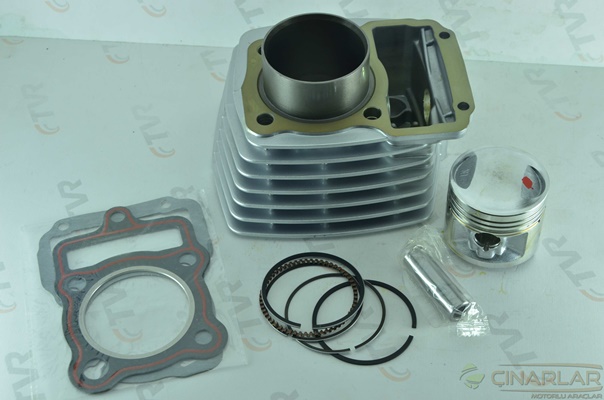 AGK CG 125 SİLİNDİR SETİ 56,5 MM ( 15 PRN )  SİLVER CTVR