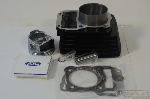 CG 150 SİLİNDİR SETİ 65,5 MM  ( 15 PRN ) ( 68,5 MM  )  SİYAH CTVR
