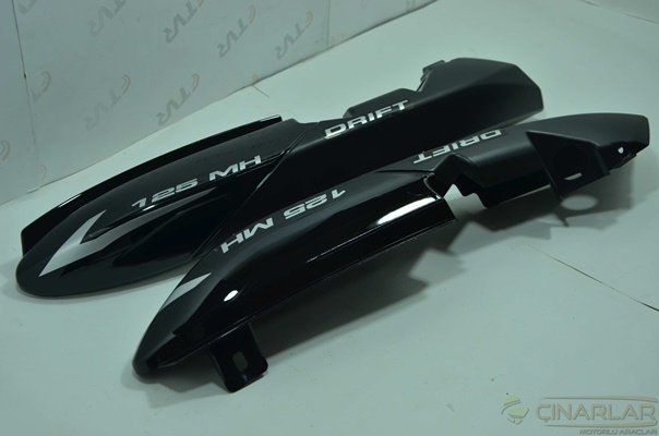 MH DRİFT 125 SELE YANLARI SİYAH CTVR