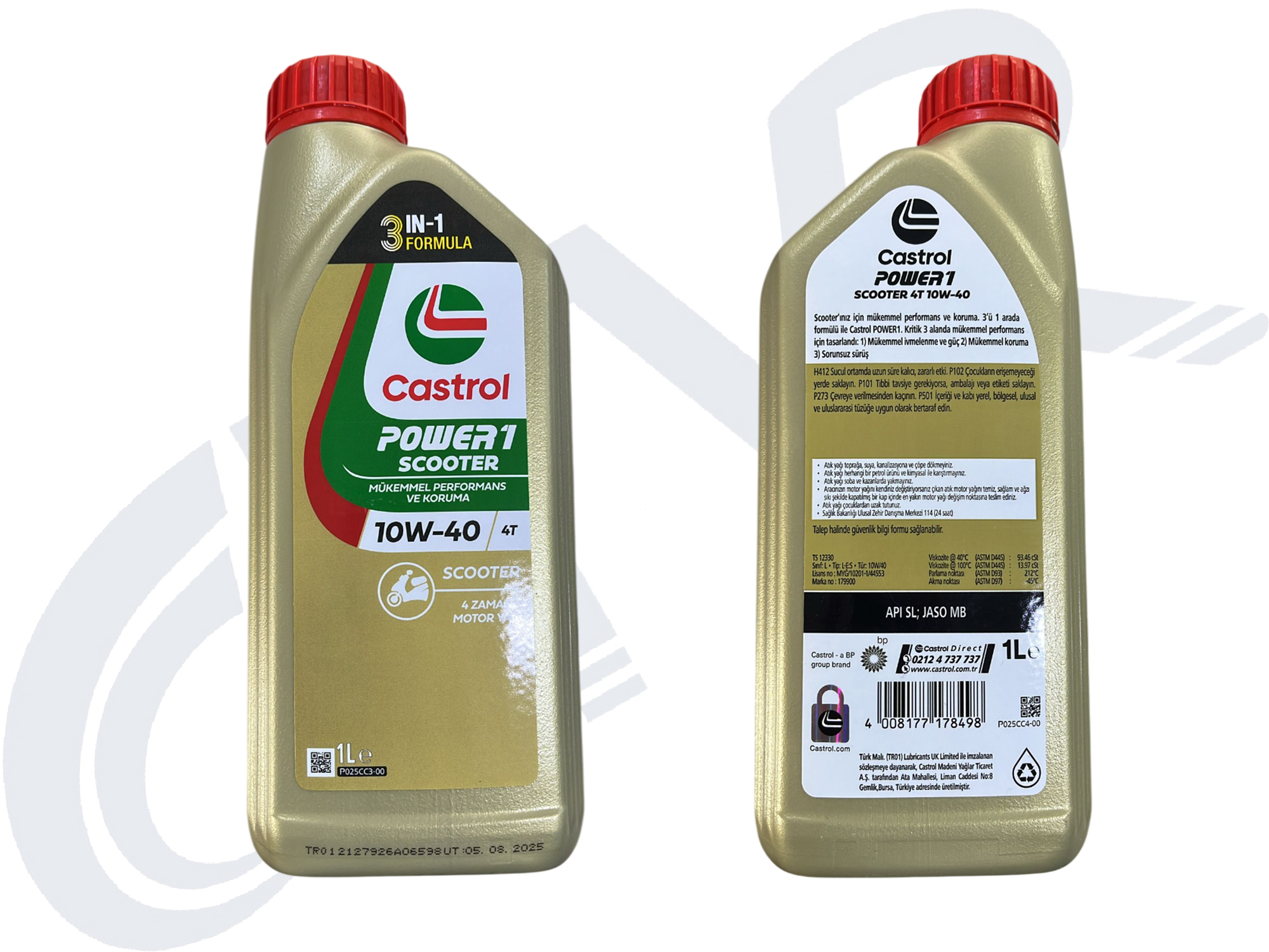 Castrol POWER1 Scooter 4T 10W 40 1LT.