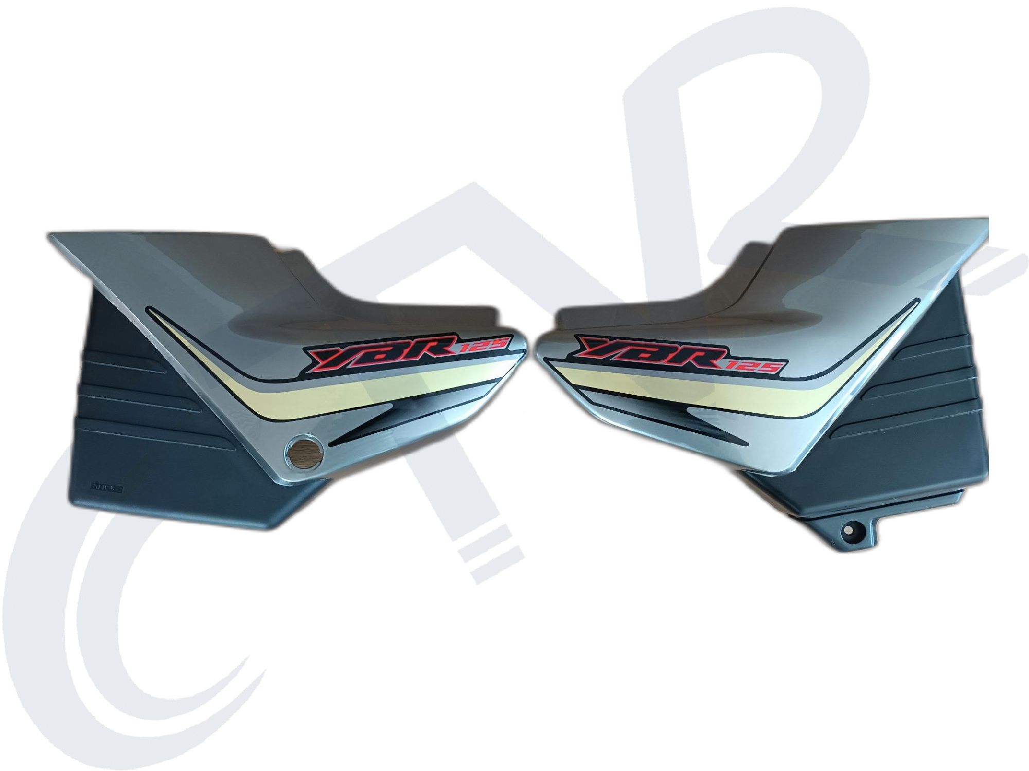 YBR 125 ORTA YAN KAPAK KOYU GRİ OEM ( E M )