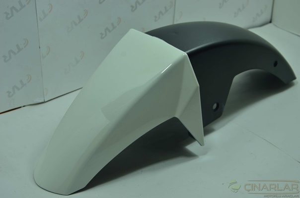 MH DRİFT 125 ÖN ÇAMURLUK PLASTİK BEYAZ CTVR