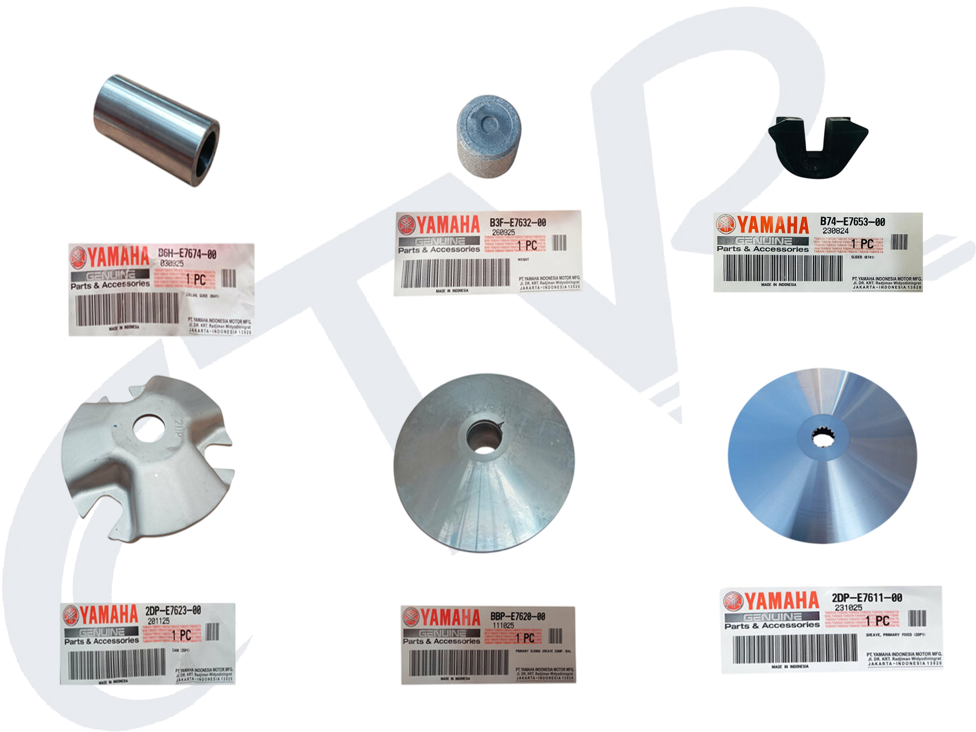 NMAX 125 2022 ÖN DEBRİYAJ SETİ ORJİNAL ÜRÜNLER ( 6 PARÇA )