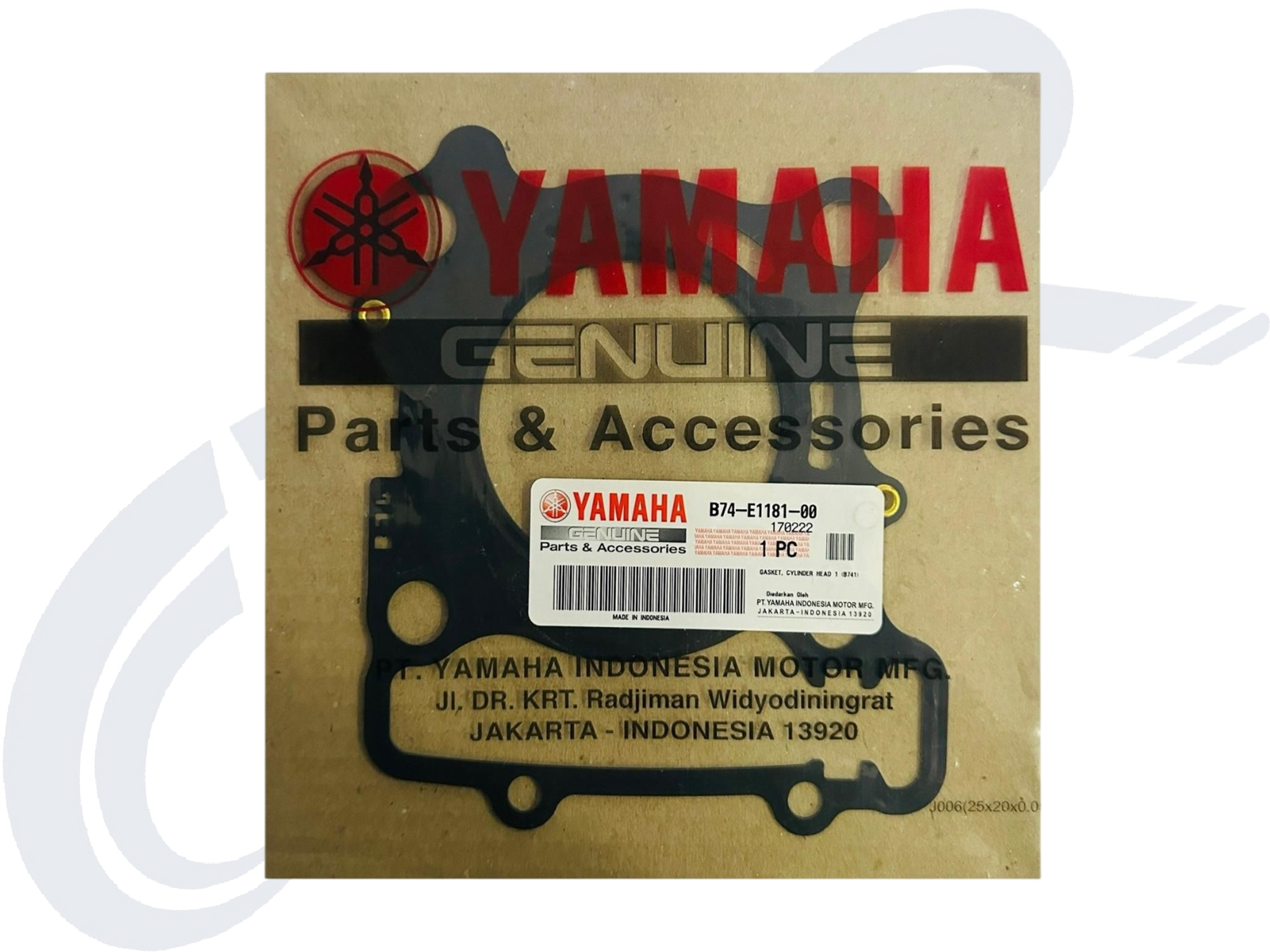XMAX 250 2022 SİLİNDİR ÜST CONTA ORJ B74-E1181-00