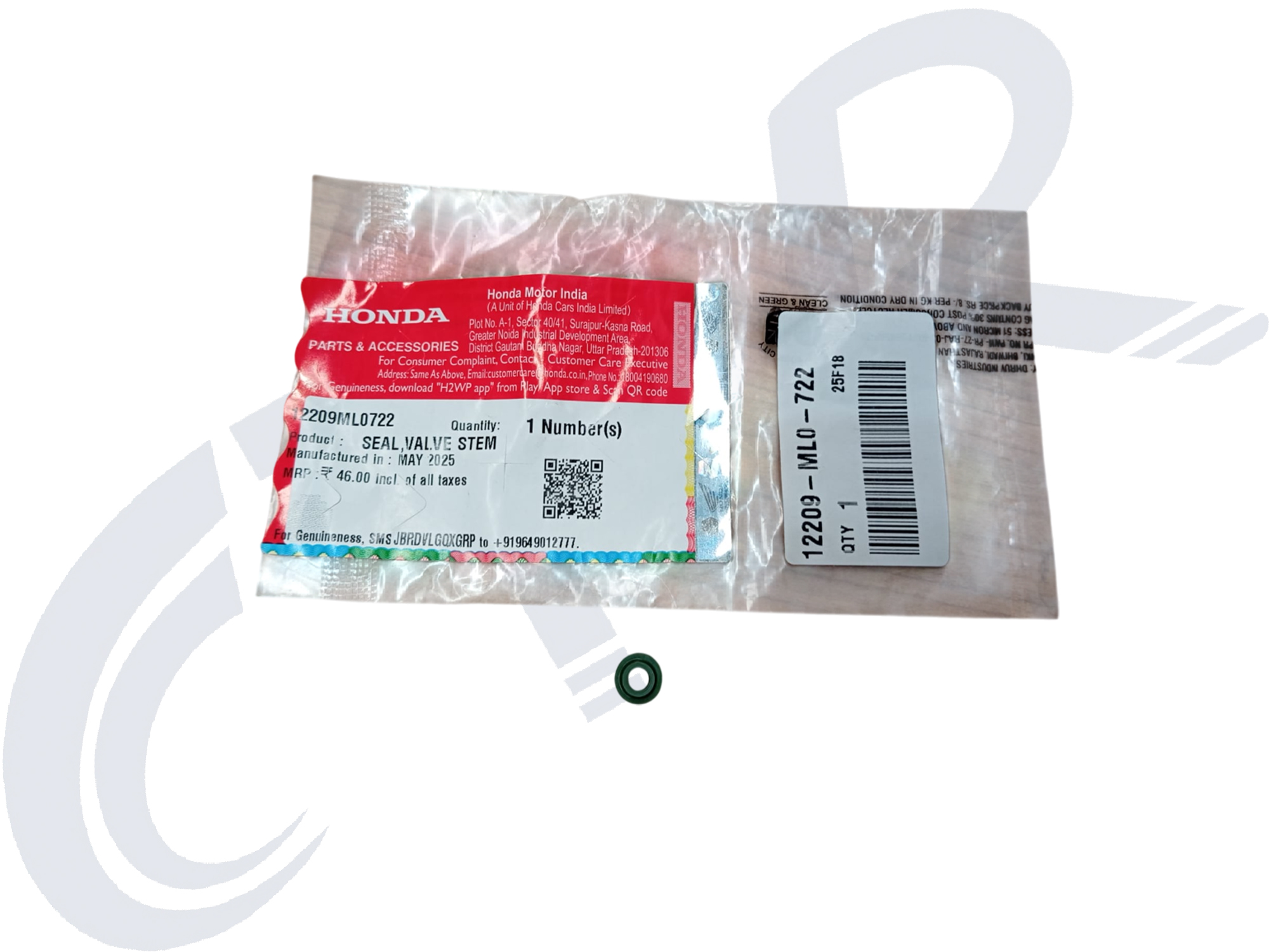 ACTİVA 125 NEW DELUX SUBAP KEÇESİ ORJ
