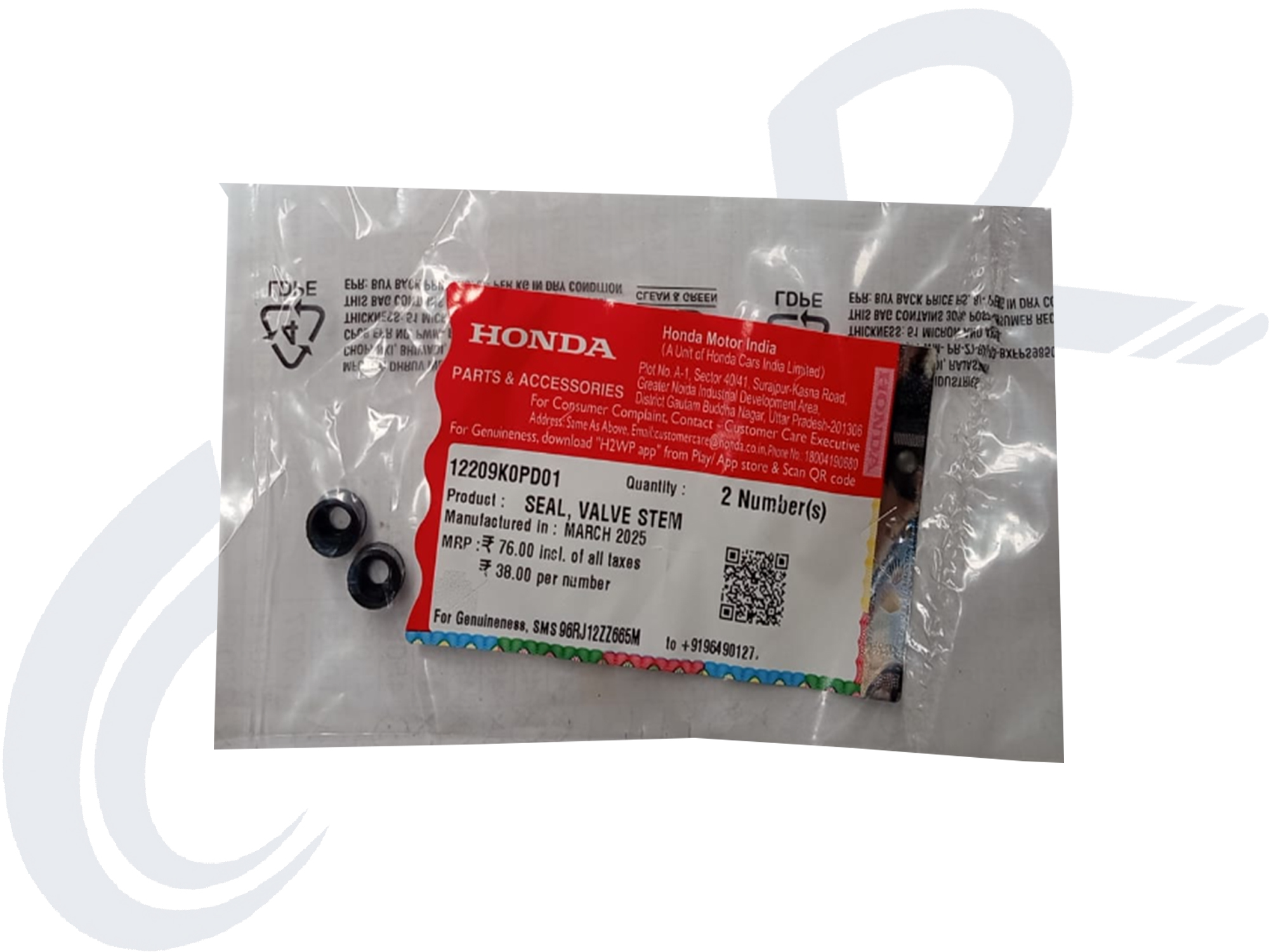 ACTİVA 125 NEW DELUX SUBAP KEÇESİ ORJ