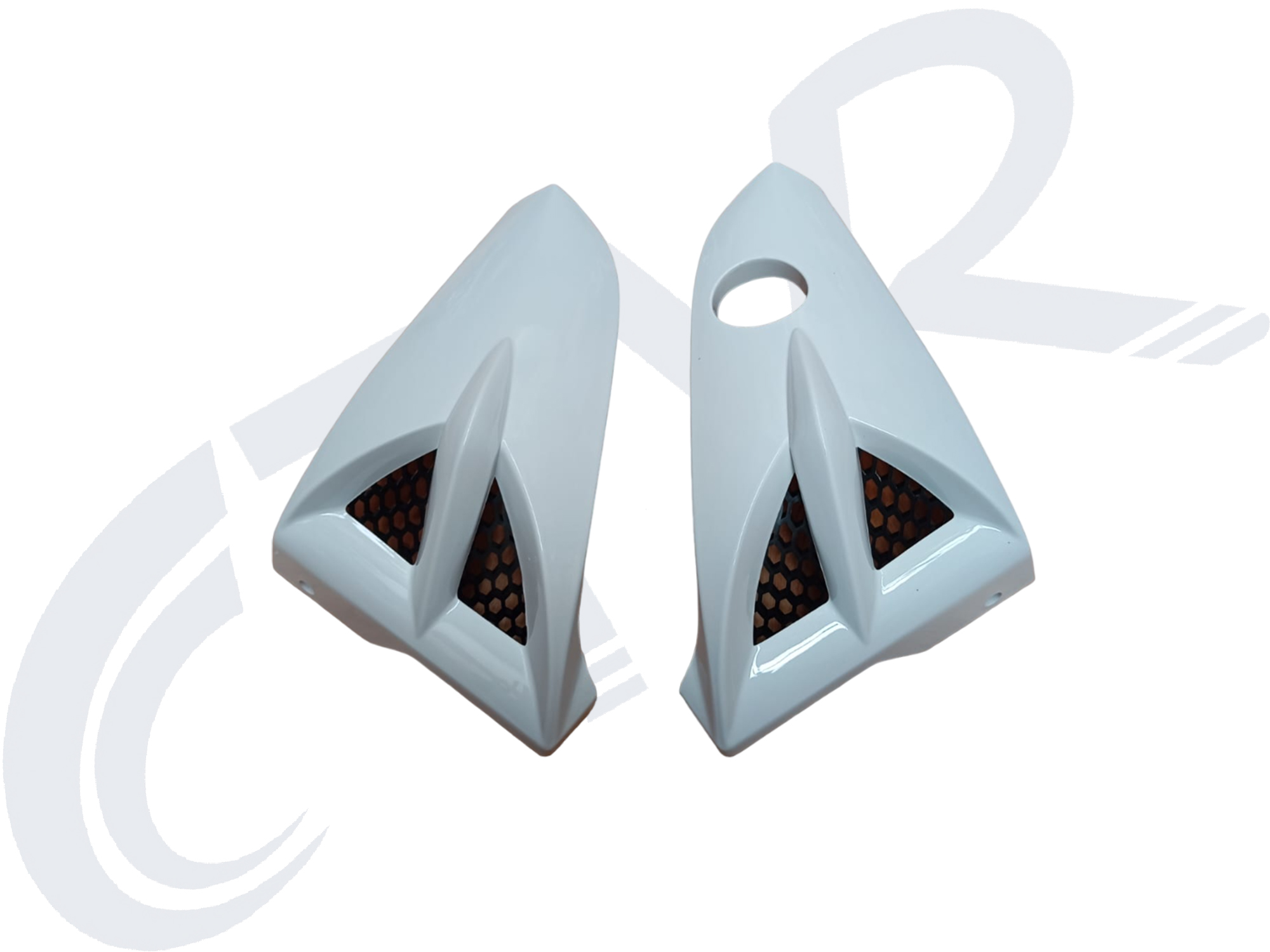 YBR 125 BENZİN DEPO YAN PANDİZOT BEYAZ ( Y.M )