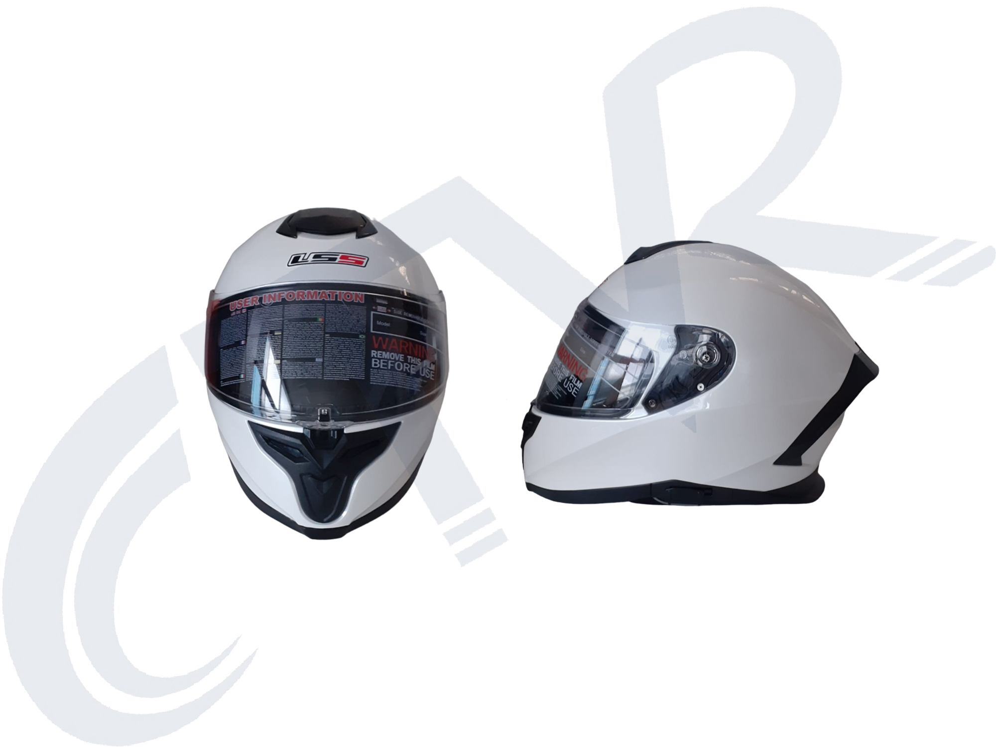 CTVR MD 820 ÇENE AÇILMAYAN KASK BEYAZ ( S M L XL BEDEN )