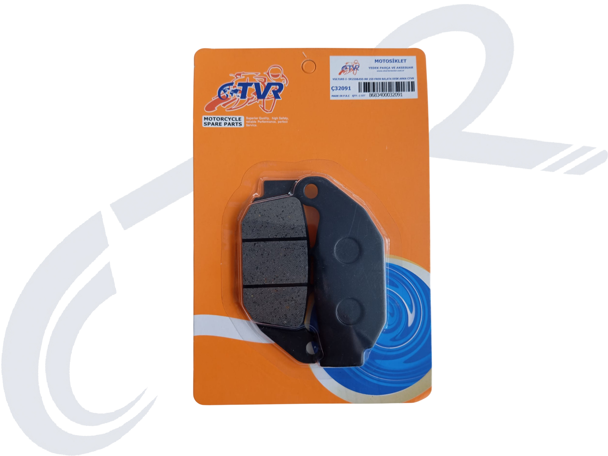 VOGE NK 250 VULTURE I R250&450 FREN BALATA DISK ARKA CTVR