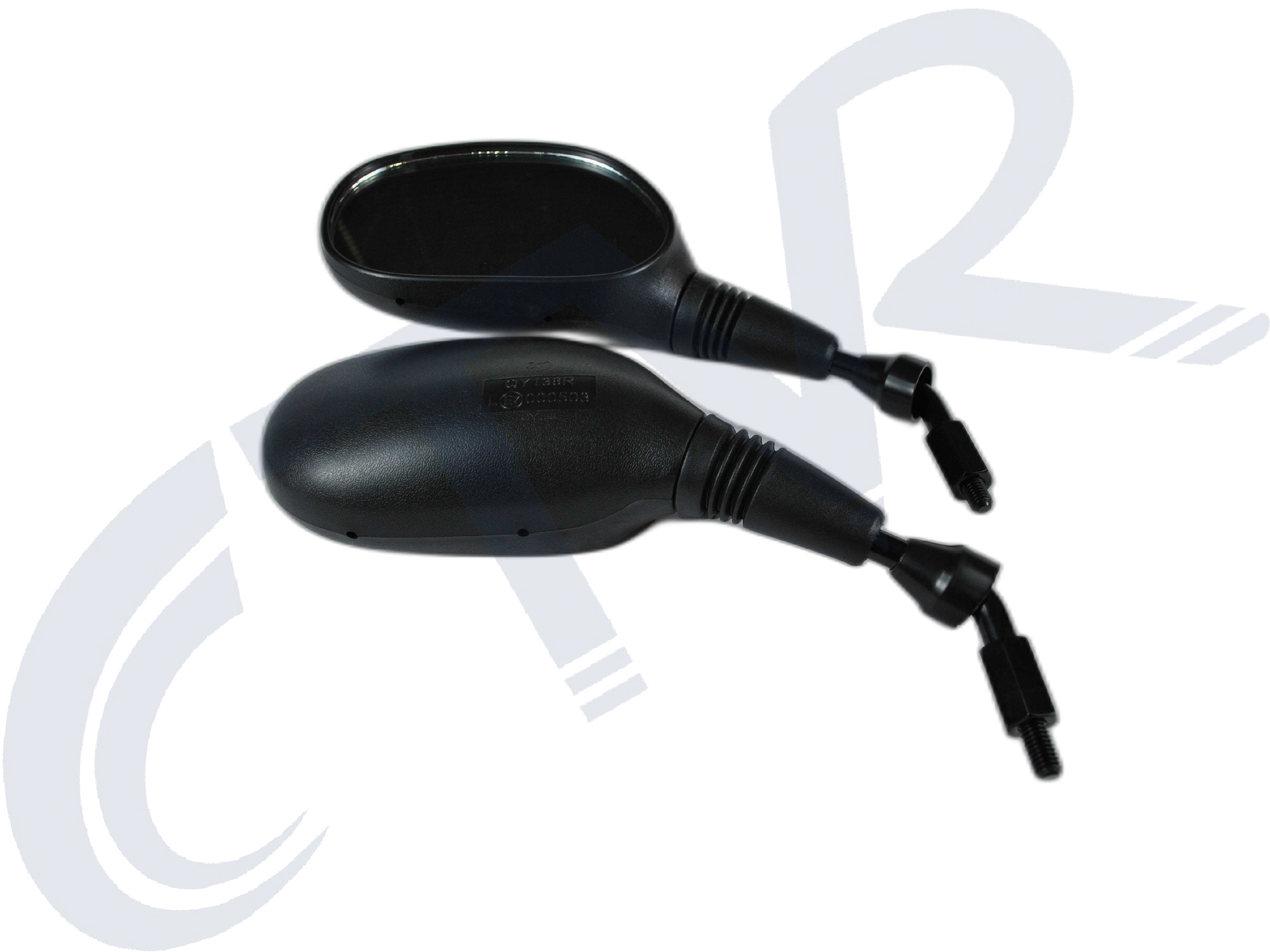 SCOOTER 150 AYNA SİYAH 8 MM  ( QY 156 )  CTVR