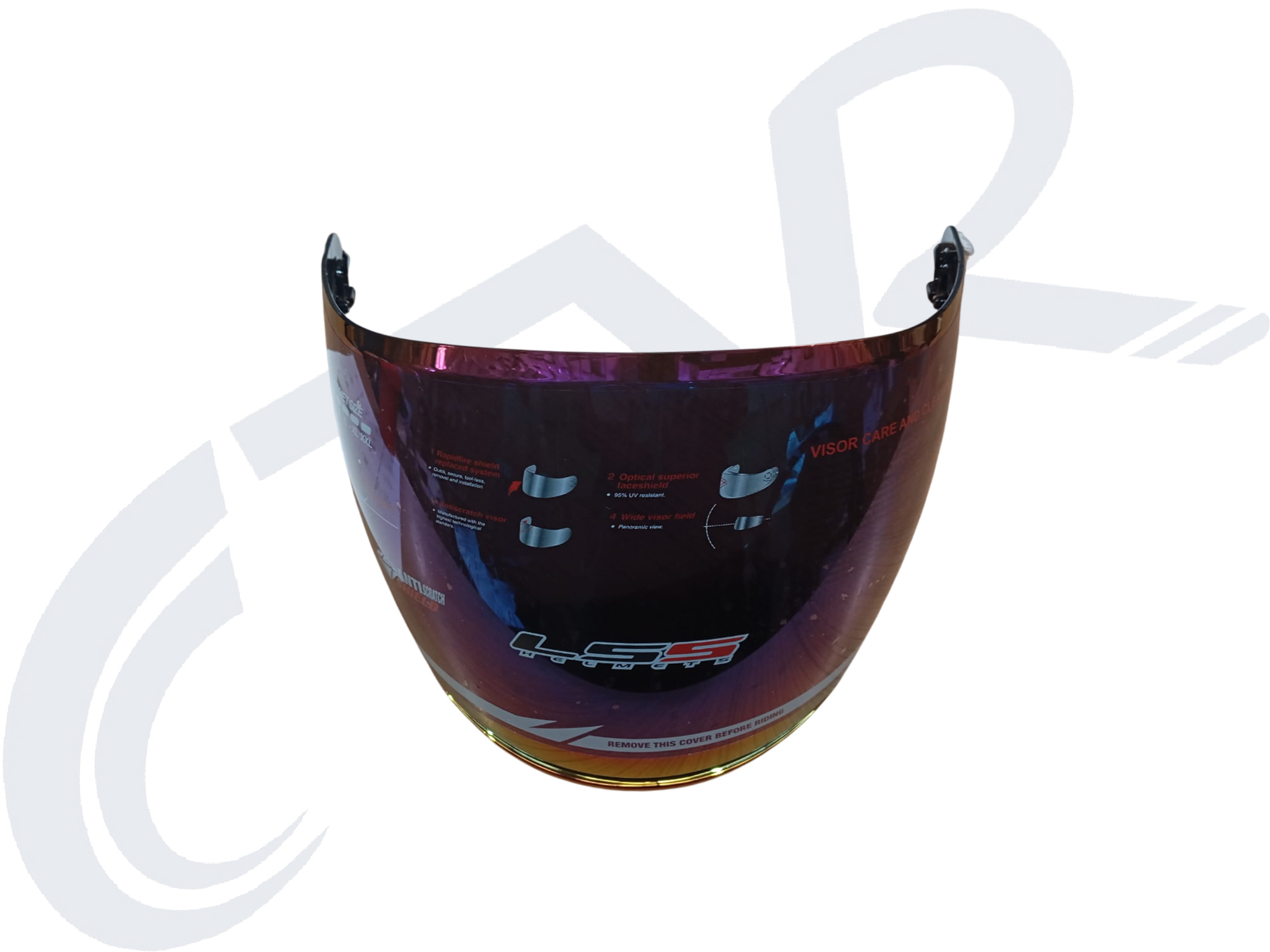 ÇENESİZ KASK CAMI RENKLİ VISOR 28-1