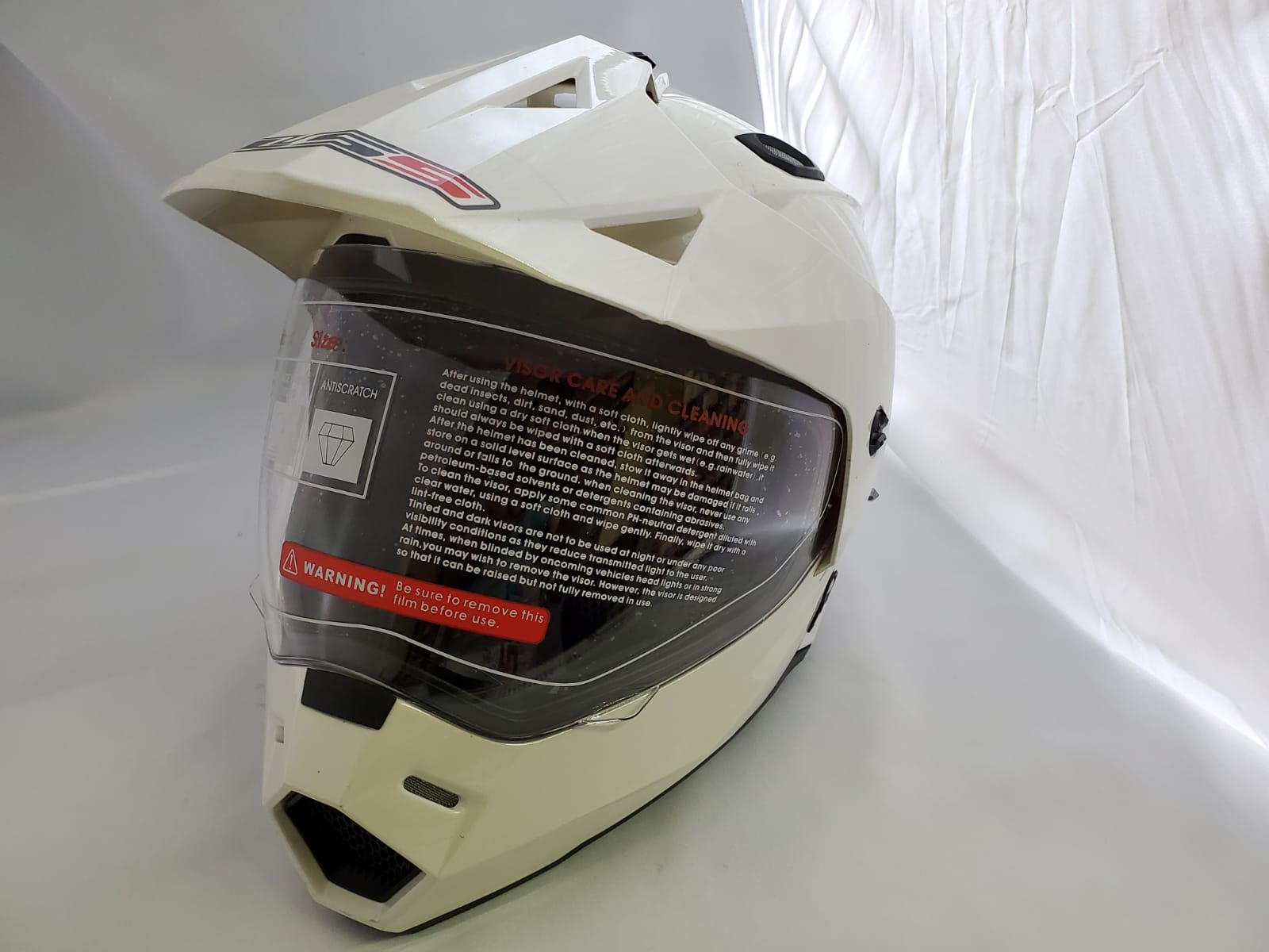 MOTOKROS KASK CAMLI VE GÖZLÜKLÜ 802