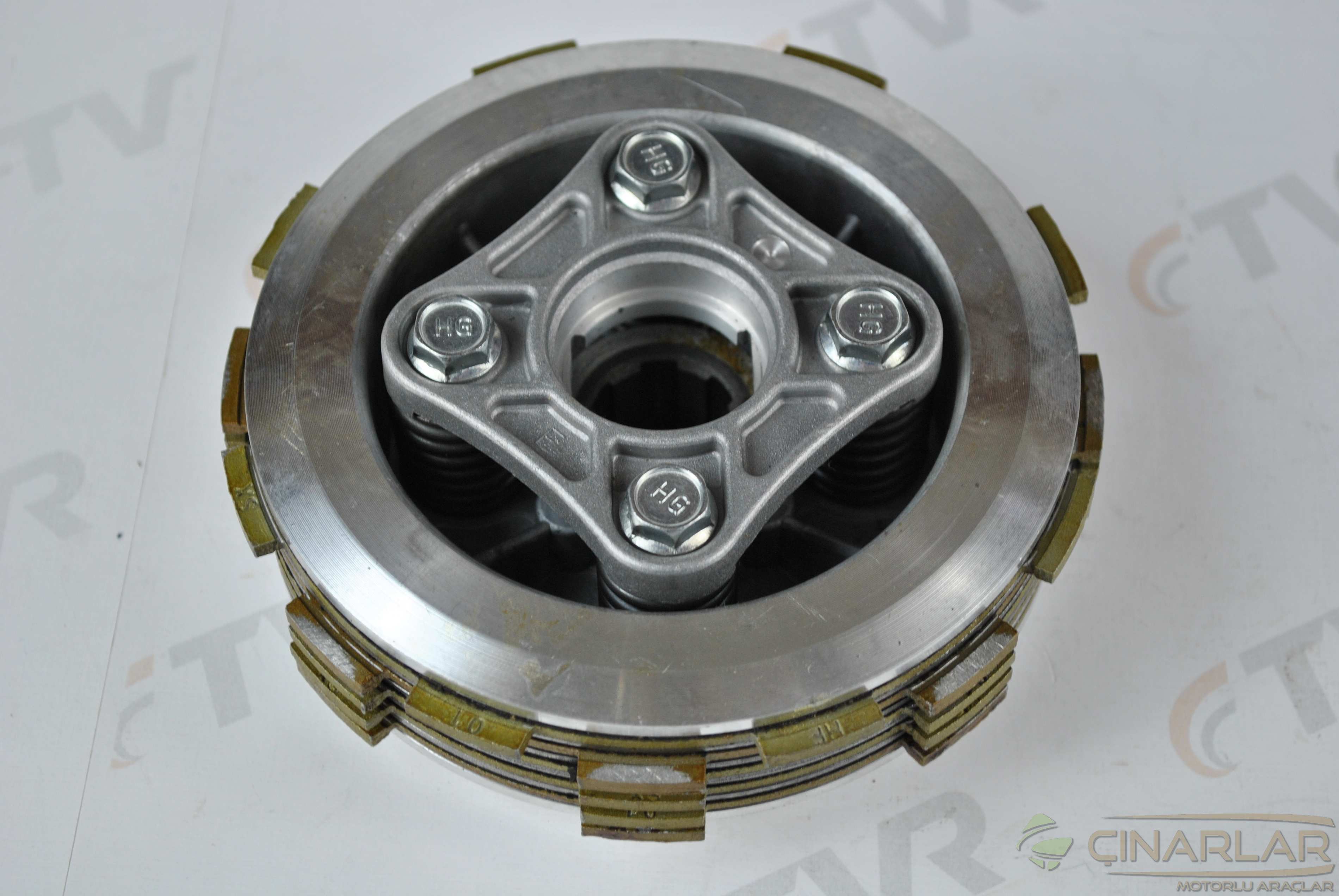 CG 125 DEBRİYAJ KOMPLE 4 YILDIZ + 5 BALATA CTVR