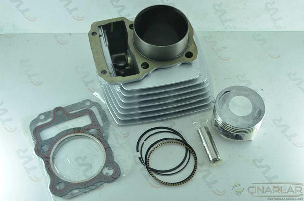 CG 200 SİLİNDİR SETİ 63,5 MM  76 BOY( 15 PRN )  SİLVER CTVR
