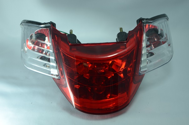 CBF 150 ARKA STOP KOMPLE BEYAZ OEM ( Y.M )