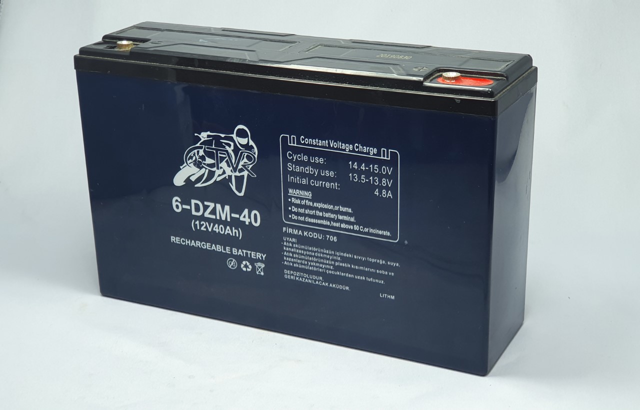AKÜ E BİKE 12 WOLT 40 DZM CTVR ( NET FİYAT )