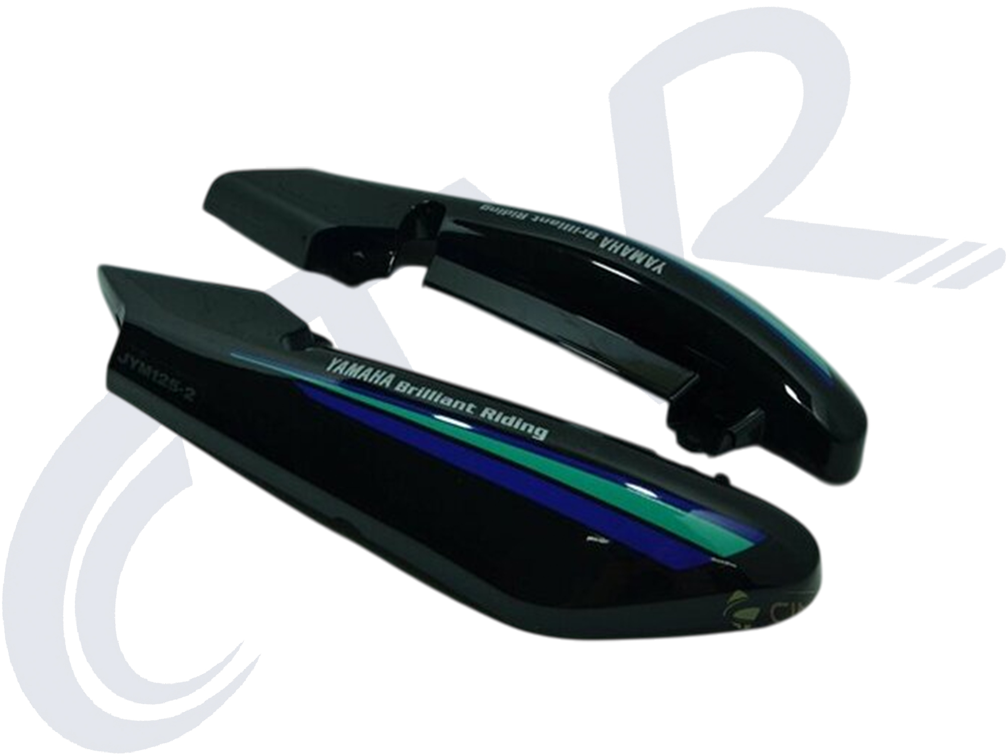 YBR 125 SELE YANLARI SİYAH OEM ( E M )