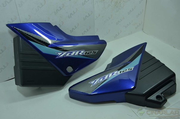YBR 125 ORTA YAN KAPAK MAVİ OEM ( E M )