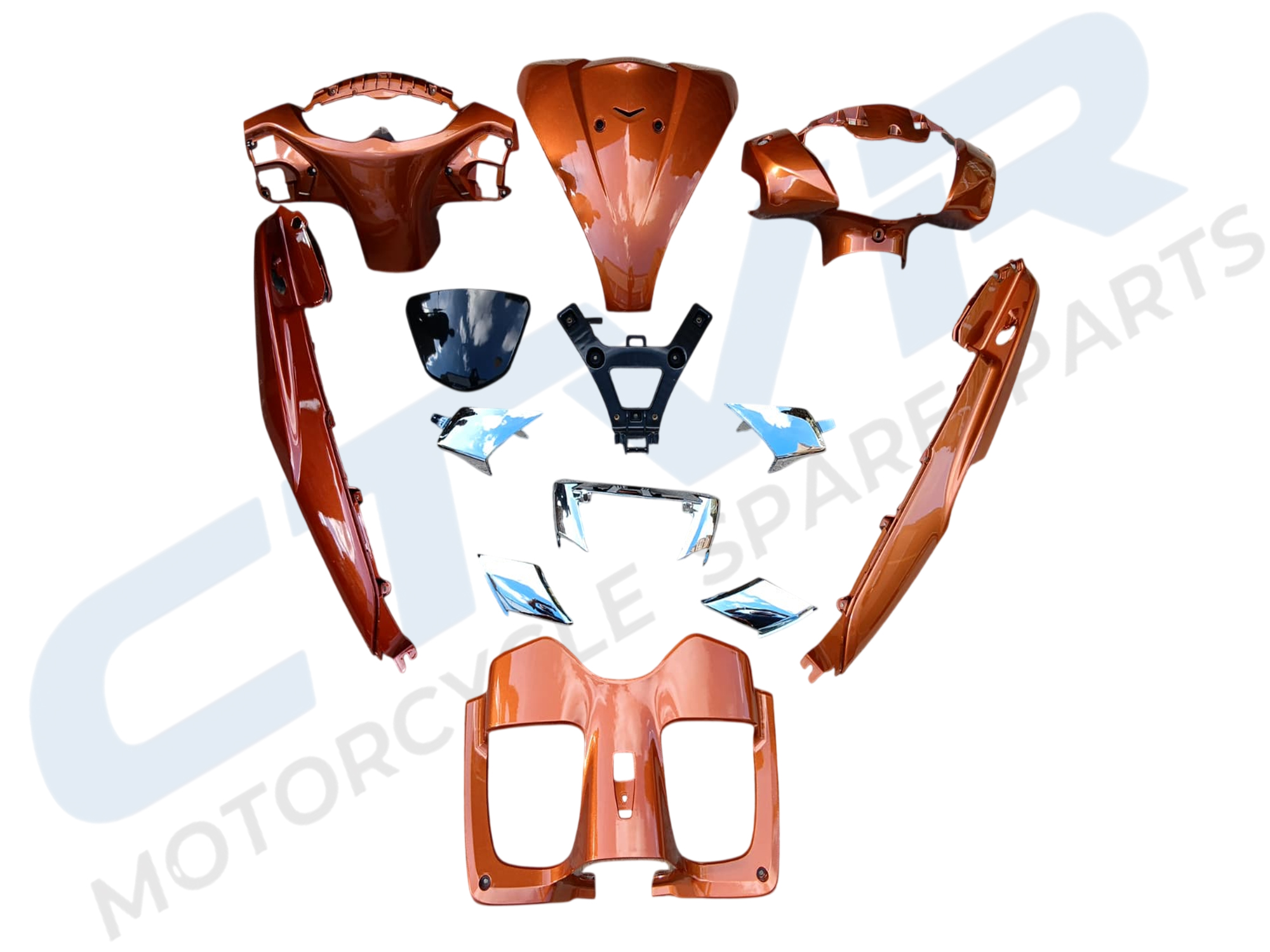 JUPITER KAPORTA SETİ ORANGE 13 PARÇA CTVR