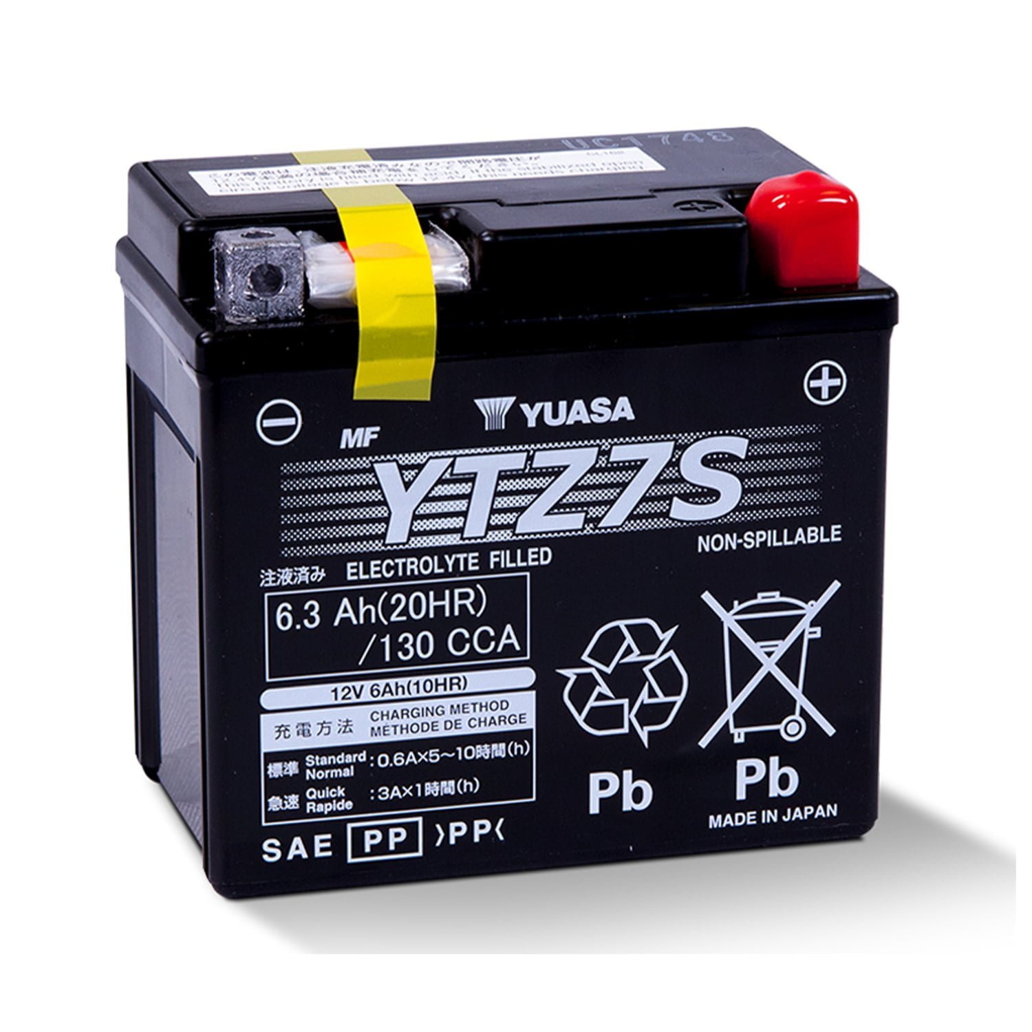 Yuasa Yuasa YTZ7S Motosiklet Aküsü  + Knmaster Anahtarlık Hediyeli