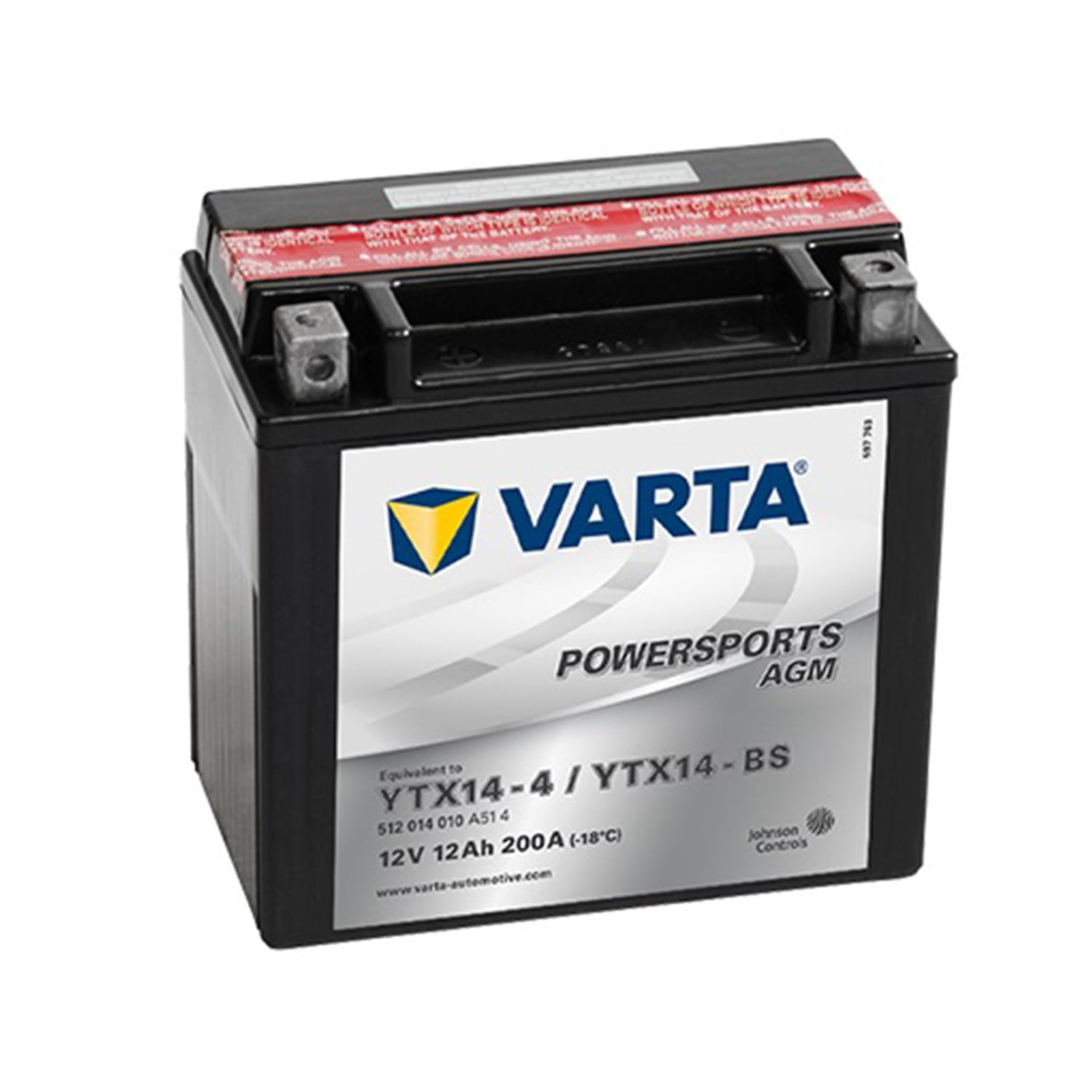 KNMASTER Varta YTX14-BS Motosiklet Aküsü  + KNMASTER ANAHTARLIK