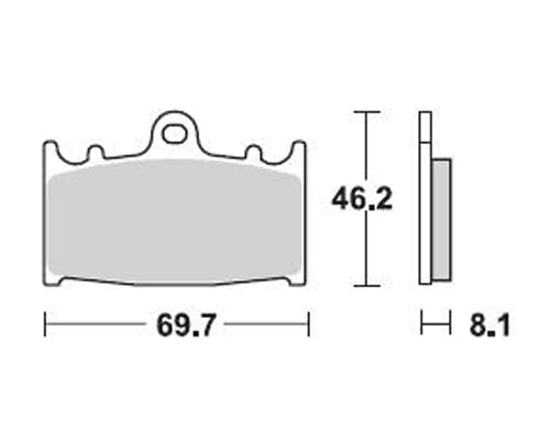 Braking Suzuki GSF Bandit ABS 650 Braking Ön Fren Balatası 2011-2014