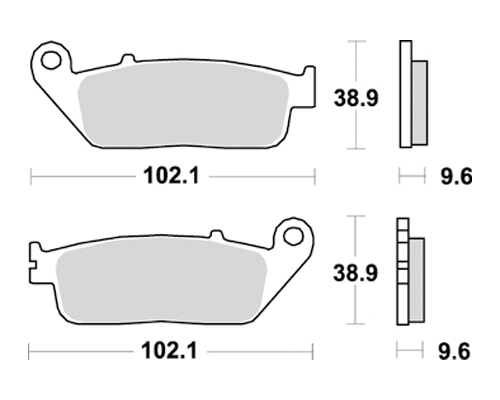 Braking Honda CBR R 500 Braking Ön Fren Balatası 2013-2017 UYUMLU