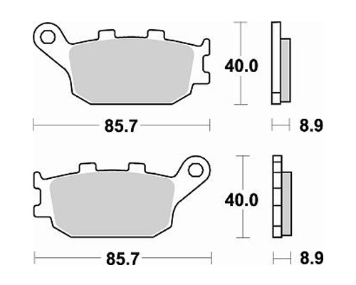 Braking Braking 742CM56 Sinterli Fren Balatası