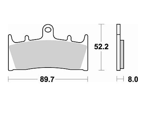 Braking Braking 764CM55 Sinterli Fren Balatası