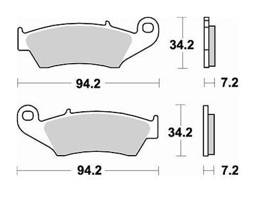 Braking Braking 772SM1 Yarı Metalik Fren Balatası