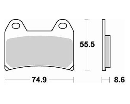 Braking Braking 784CM55 Sinterli Fren Balatası