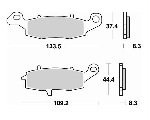 Braking Braking 787CM55 Sinterli Fren Balatası