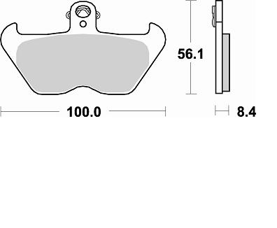 Braking Braking 806CM55 Sinterli Fren Balatası