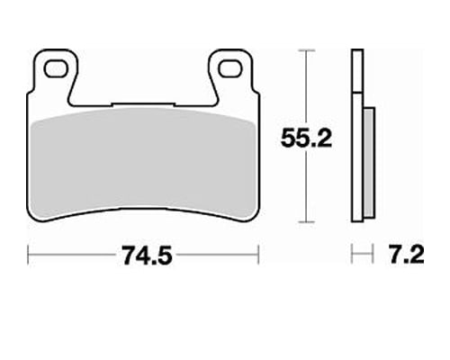 Braking Braking 827CM55 Sinterli Fren Balatası