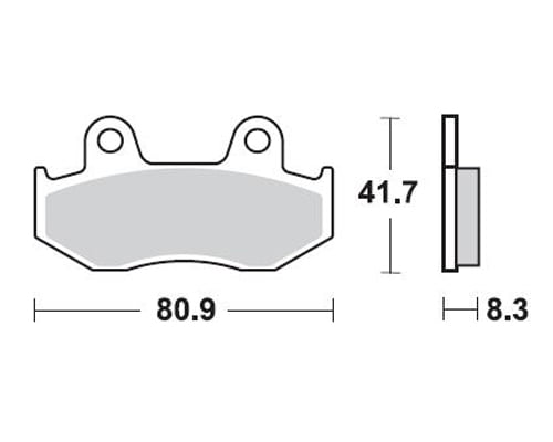 Braking Braking 887SM1 Yarı Metalik Fren Balatası