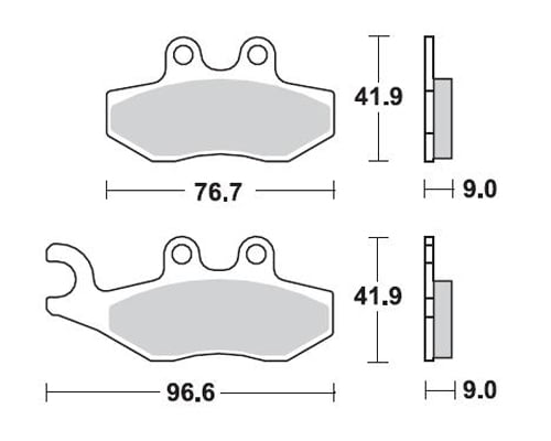 Braking Braking 888SM1 Yarı Metalik Fren Balatası