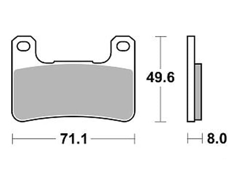 Braking Braking 898CM55 Sinterli Fren Balatası