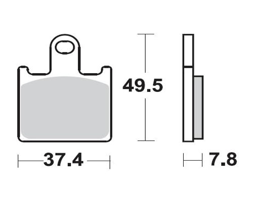 Braking Braking  927CM55 Sinterli Fren Balatası