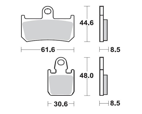 Braking Braking 928CM55 Sinterli Fren Balatası