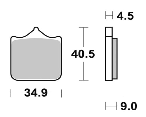 Braking Braking 947CM55 Sinterli Fren Balatası