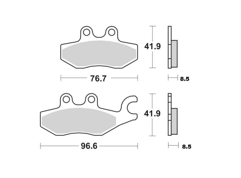 Braking Braking 953SM1 Yarı Metalik Fren Balatası