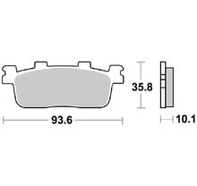 Braking Braking 958SM1 Yarı Metalik Fren Balatası