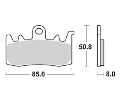Braking Braking 960CM55 Sinterli Fren Balatası